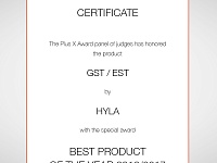 Certificate BEST PRODUCT OF THE YEAR 2016/2017