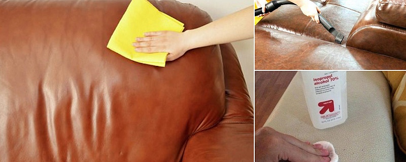 Как почистить мебель из искусственной кожи