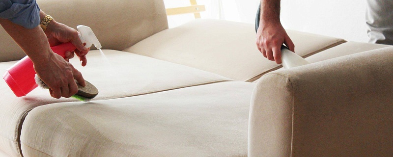 Глубокая очистка диван из натуральной ткани для лучшего прилегания